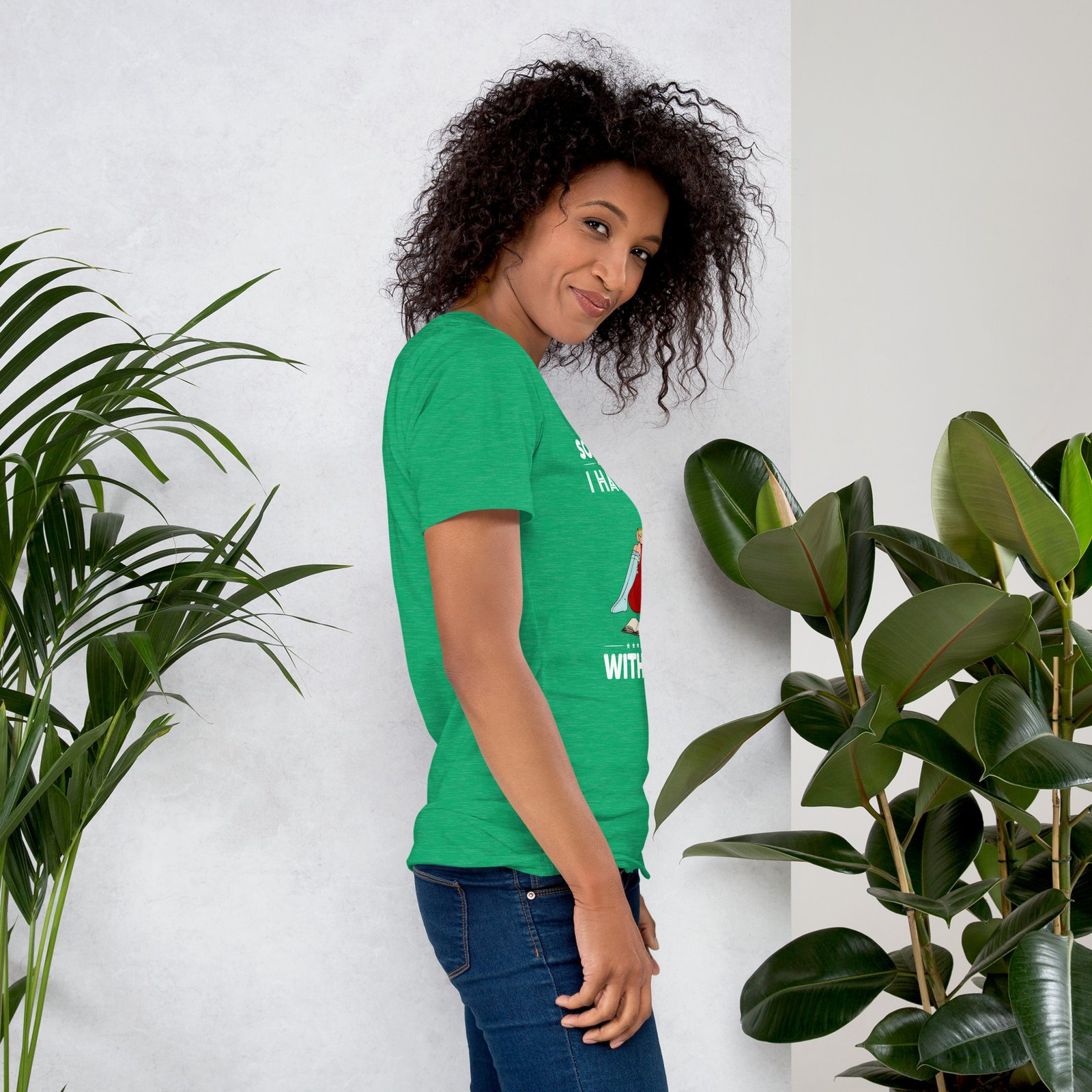 Sorry I Can’t, I Have Plans With My Cat - Funny Cat Lover Hoodie - Unisex t-shirt - Image 48