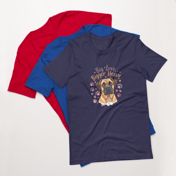 Big Love, Bigger Heart' with Adorable Dog Design - Unisex t-shirt - Image 19
