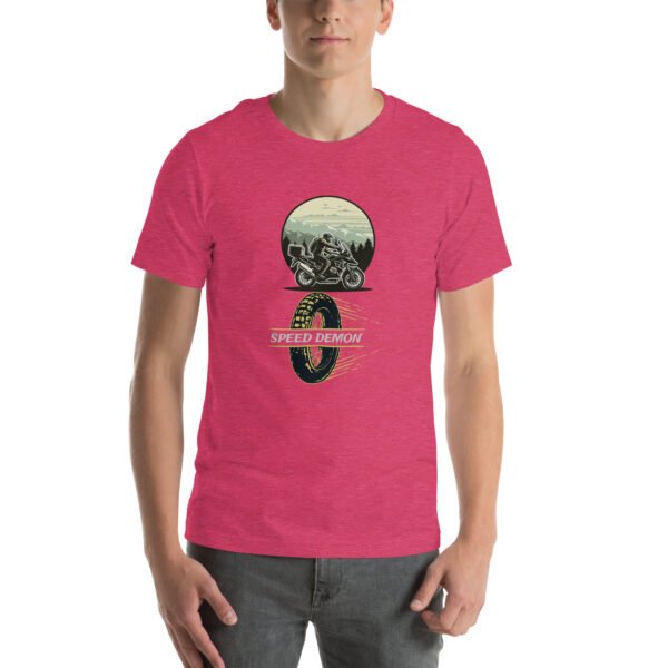 Speed Demon – Adrenaline Junkie Motorcycle - Unisex t-shirt - Image 2