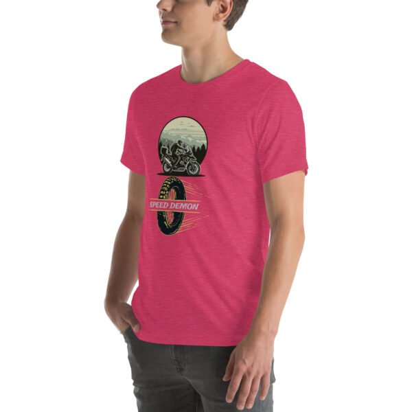 Speed Demon – Adrenaline Junkie Motorcycle - Unisex t-shirt - Image 5