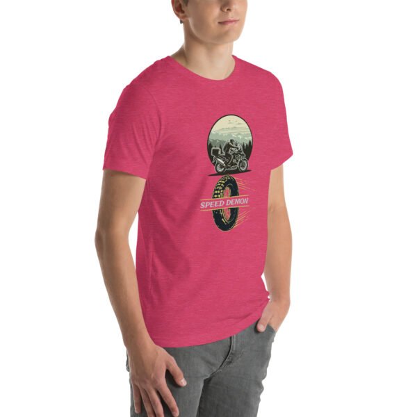 Speed Demon – Adrenaline Junkie Motorcycle - Unisex t-shirt - Image 7