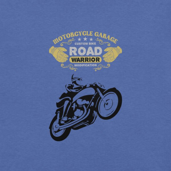 Road Warrior – Classic Motorcycle Garage - Unisex t-shirt - Image 7
