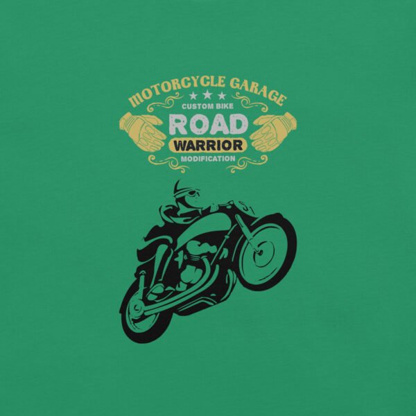 Road Warrior – Classic Motorcycle Garage - Unisex t-shirt - Image 13