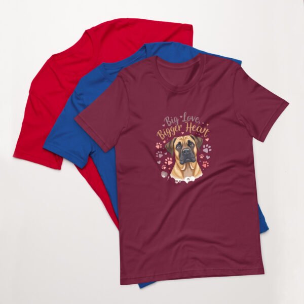 Big Love, Bigger Heart' with Adorable Dog Design - Unisex t-shirt - Image 21