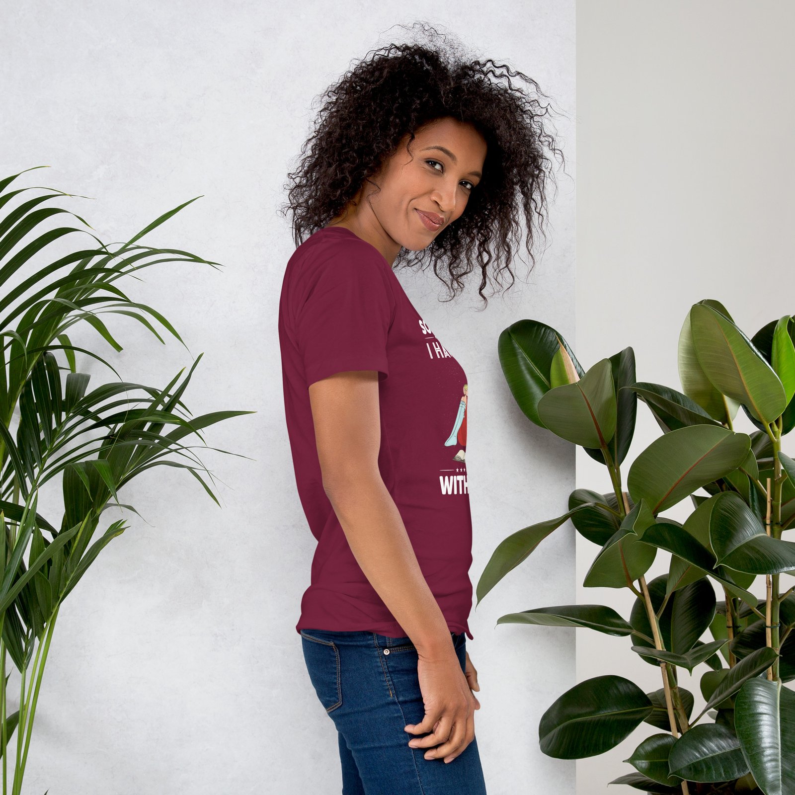 Sorry I Can’t, I Have Plans With My Cat - Funny Cat Lover Hoodie - Unisex t-shirt - Image 32