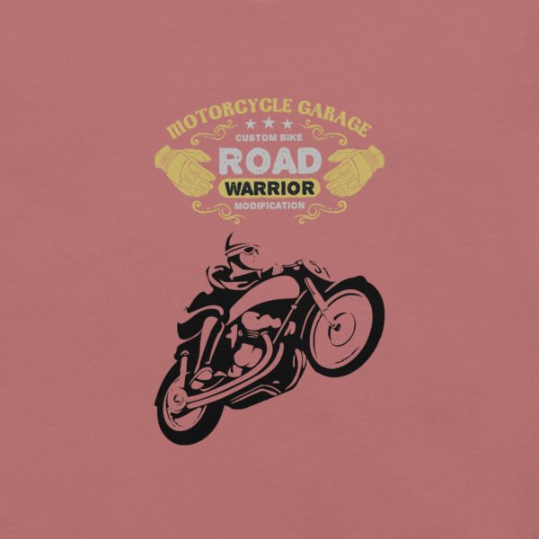 Road Warrior – Classic Motorcycle Garage - Unisex t-shirt - Image 15