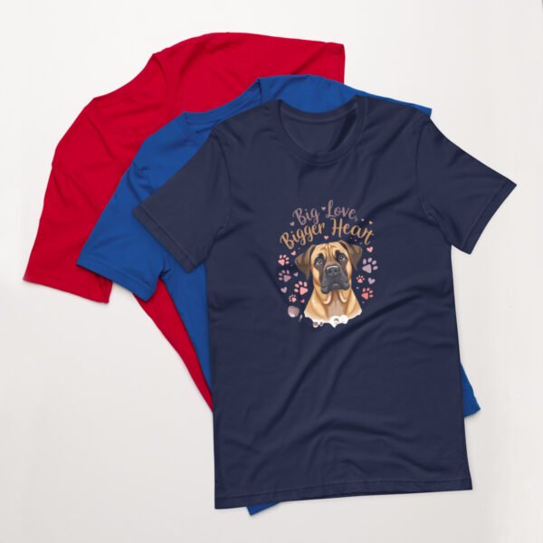 Big Love, Bigger Heart' with Adorable Dog Design - Unisex t-shirt - Image 11