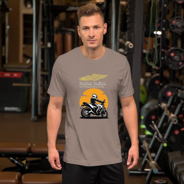 Kustom Kulture – Retro Motorcycle Sunset - Unisex t-shirt - Image 23