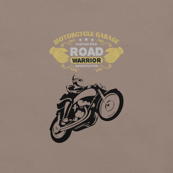 Road Warrior – Classic Motorcycle Garage - Unisex t-shirt - Image 19