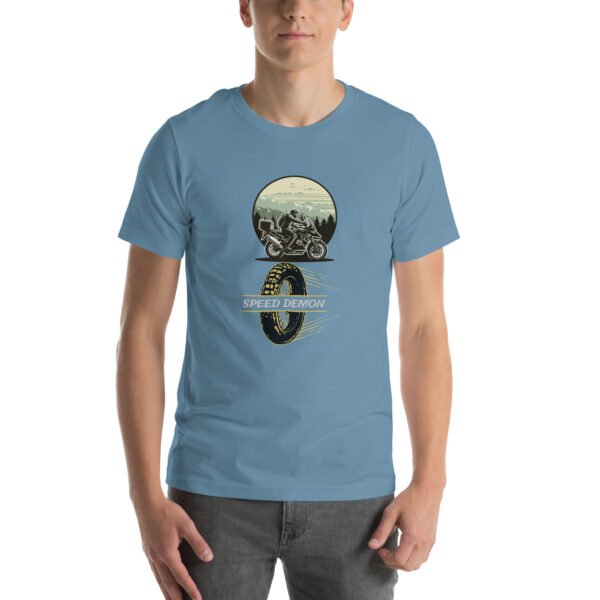 Speed Demon – Adrenaline Junkie Motorcycle - Unisex t-shirt - Image 50