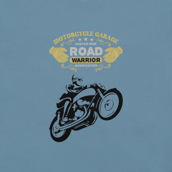 Road Warrior – Classic Motorcycle Garage - Unisex t-shirt - Image 17