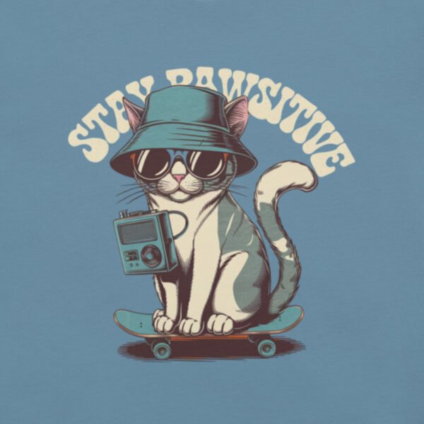 "Stay Pawsitive' with Cool Cat Design"Unisex t-shirt - Image 17