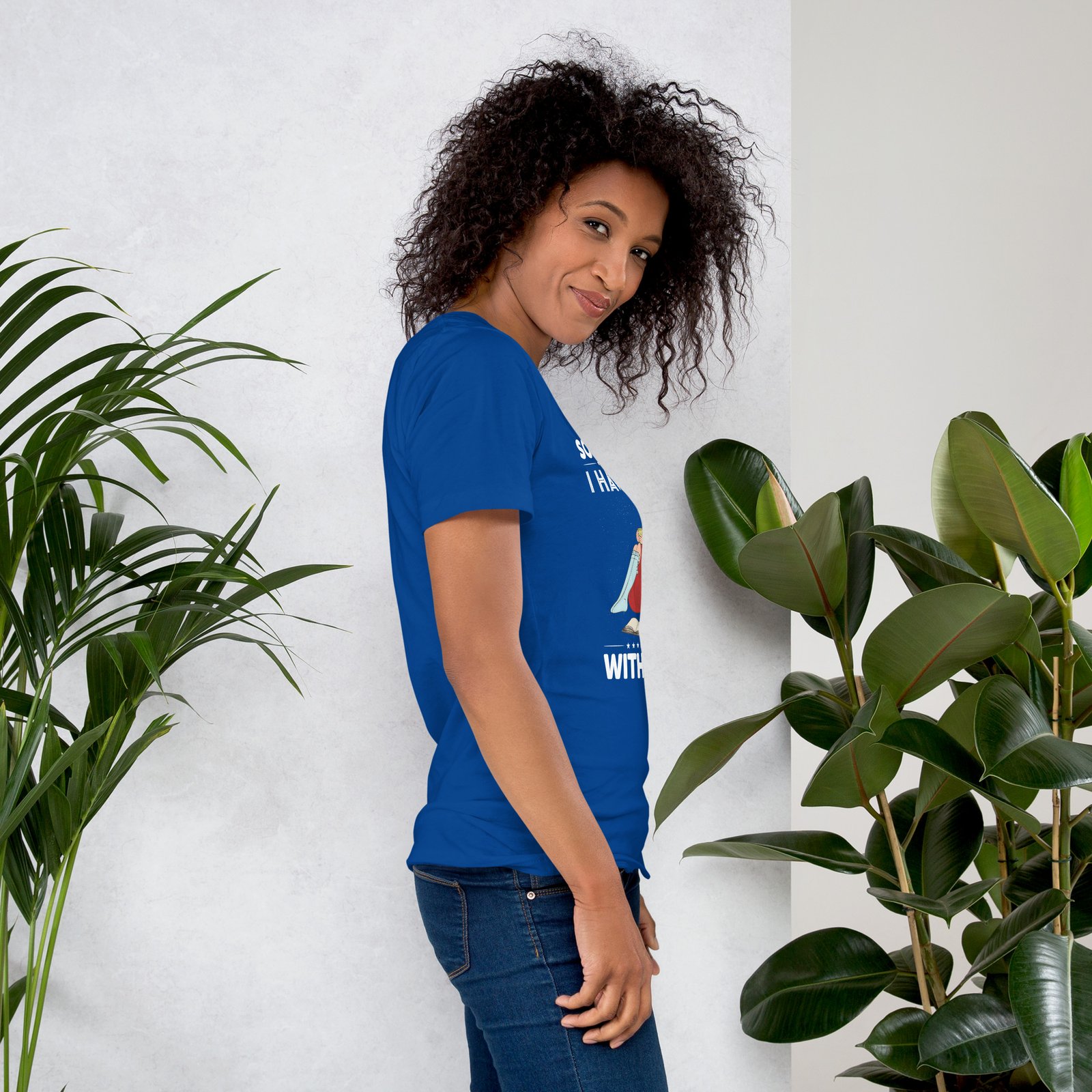 Sorry I Can’t, I Have Plans With My Cat - Funny Cat Lover Hoodie - Unisex t-shirt - Image 40