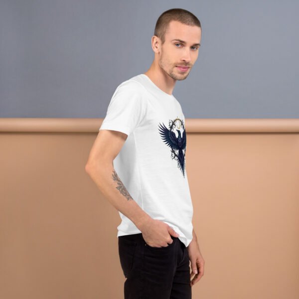 Gothic Raven and Crescent Moon Purple - Unisex t-shirt - Image 28
