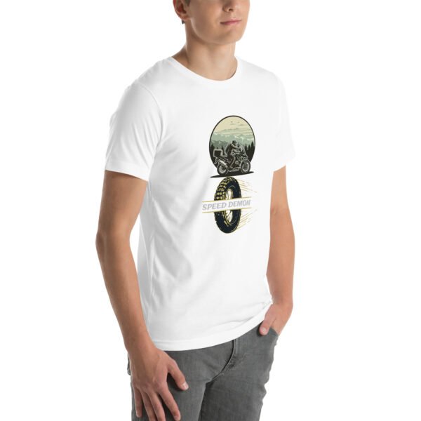 Speed Demon – Adrenaline Junkie Motorcycle - Unisex t-shirt - Image 90
