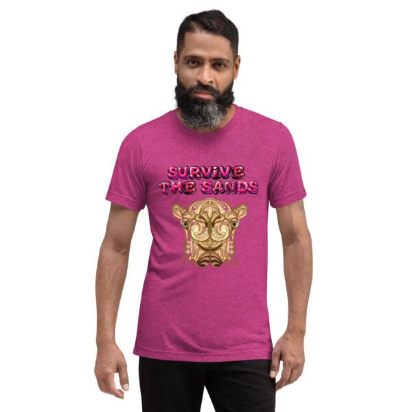 Survive the Sands – Majestic Tribal Giraffe Artwork - Short sleeve t-shirt - Image 9