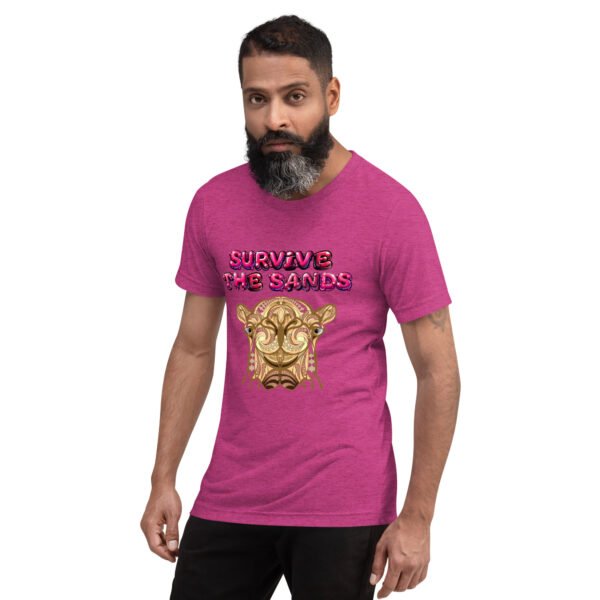 Survive the Sands – Majestic Tribal Giraffe Artwork - Short sleeve t-shirt - Image 10
