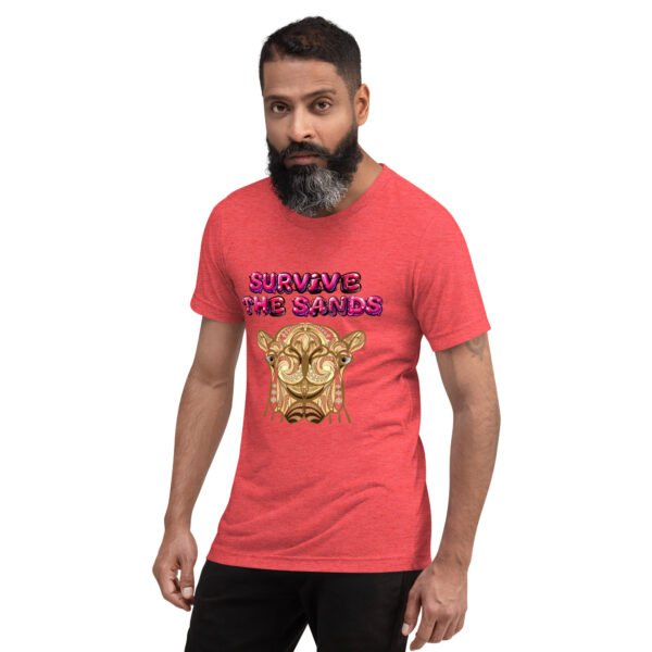 Survive the Sands – Majestic Tribal Giraffe Artwork - Short sleeve t-shirt - Image 14