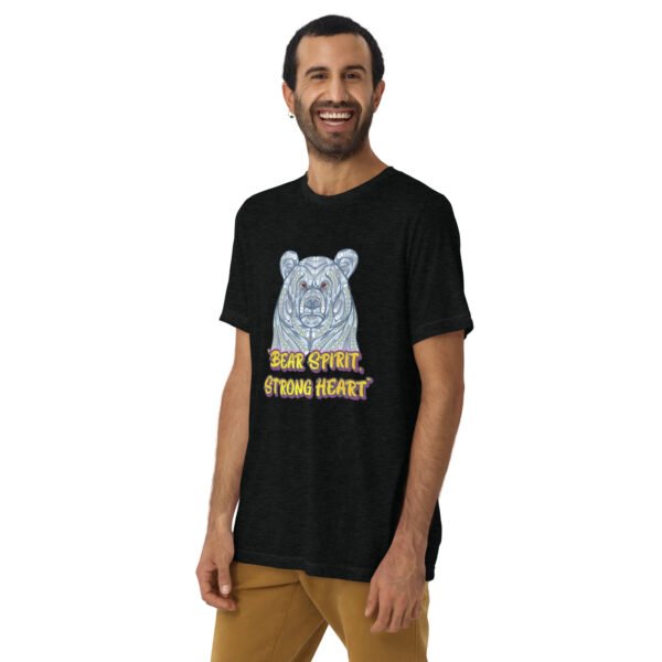 Bear Spirit, Strong Heart – Majestic Animal Strength Artwork - Short sleeve t-shirt