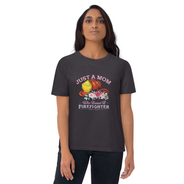 Firefighter Mom Tribute - Unisex organic cotton t-shirt - Image 7