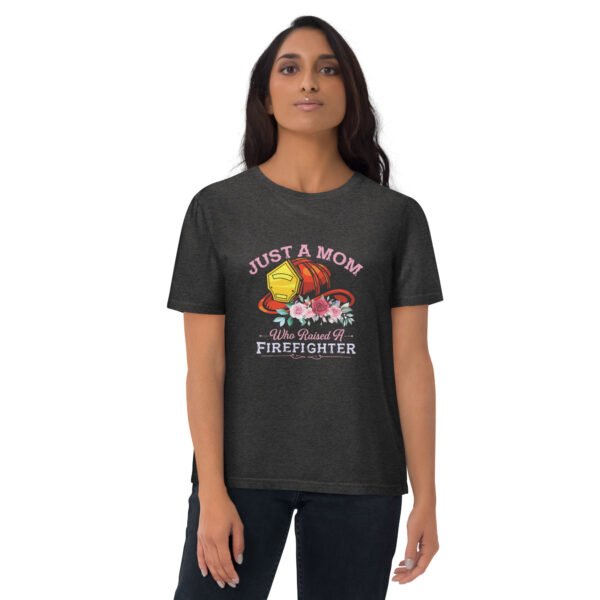 Firefighter Mom Tribute - Unisex organic cotton t-shirt - Image 5