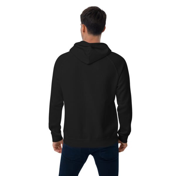 Real Badman Hustle Hoodie – Work For It Edition - Unisex eco raglan hoodie - Image 5