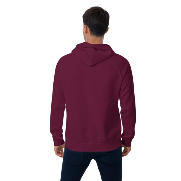 Real Badman Hustle Hoodie – Work For It Edition - Unisex eco raglan hoodie - Image 14