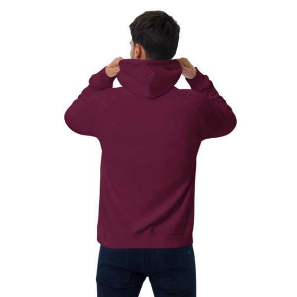 Real Badman Hustle Hoodie – Work For It Edition - Unisex eco raglan hoodie - Image 13