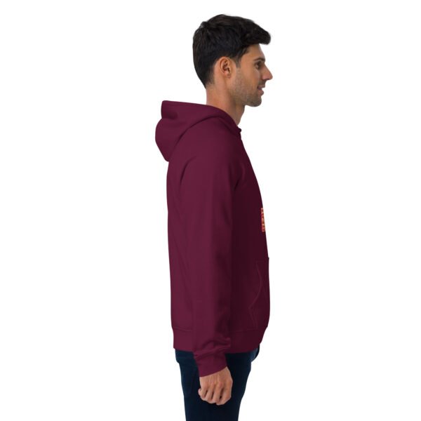 Real Badman Hustle Hoodie – Work For It Edition - Unisex eco raglan hoodie - Image 17