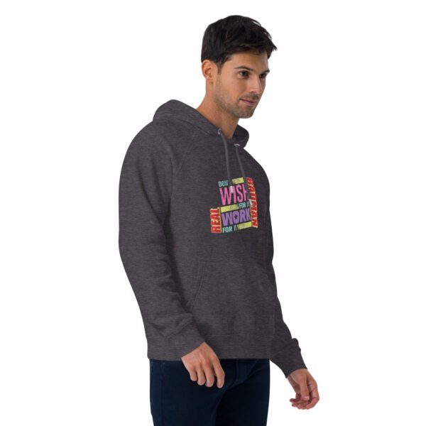 Real Badman Hustle Hoodie – Work For It Edition - Unisex eco raglan hoodie - Image 27