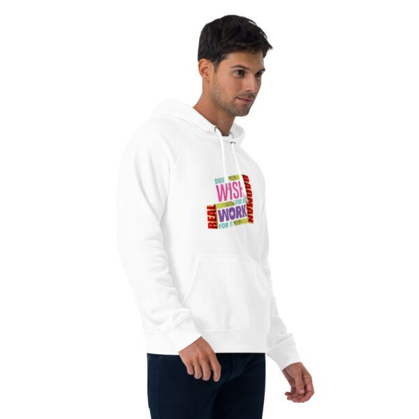 Real Badman Hustle Hoodie – Work For It Edition - Unisex eco raglan hoodie - Image 45