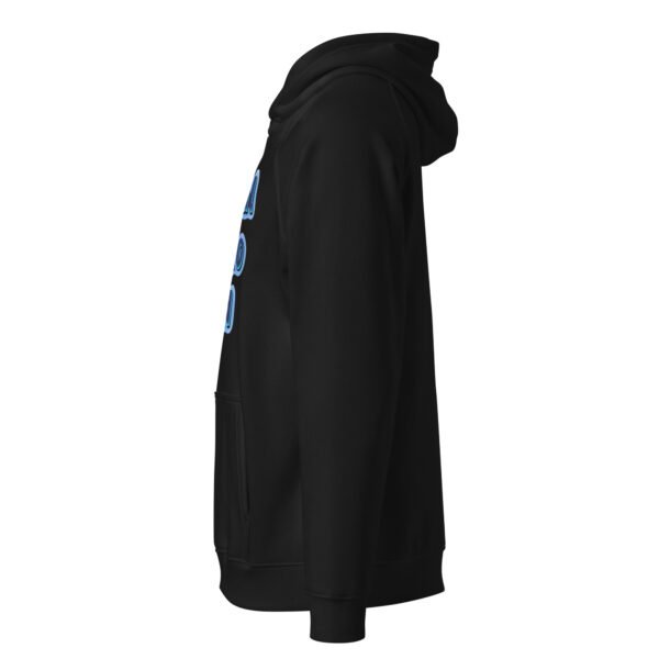 Original N.W.10 Man Hoodie – West London Statement Streetwear - Unisex eco raglan hoodie - Image 2