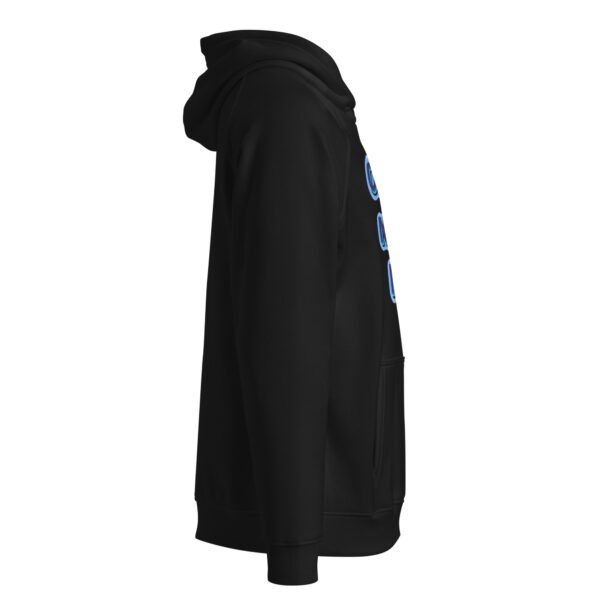 Original N.W.10 Man Hoodie – West London Statement Streetwear - Unisex eco raglan hoodie - Image 3