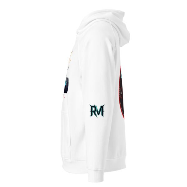 Roadman Bus Graphic Hoodie – Classic London Streetwear by ROADMAN UK - Unisex eco raglan hoodie - Image 10