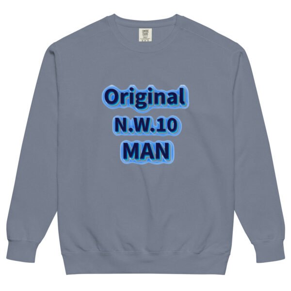 Original N.W.10 Man Statement Tee - Unisex garment-dyed sweatshirt - Image 5