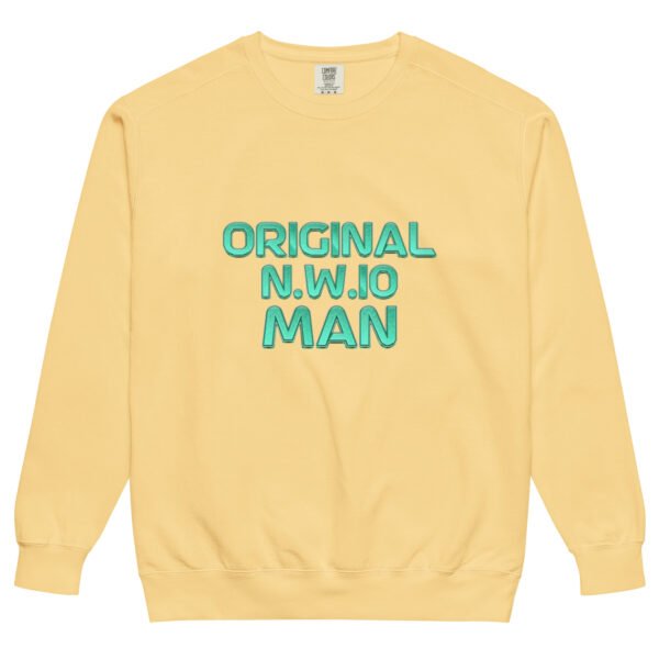 Original N.W.10 Man Navy Sweatshirt – West London Borough Drip - Unisex garment-dyed sweatshirt - Image 10