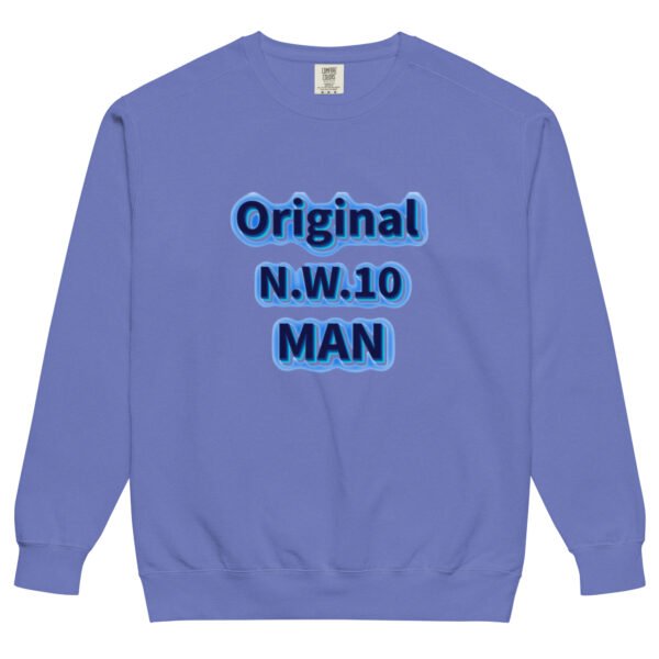 Original N.W.10 Man Sweatshirt – ROADMAN UK Streetwear - Unisex garment-dyed sweatshirt - Image 2