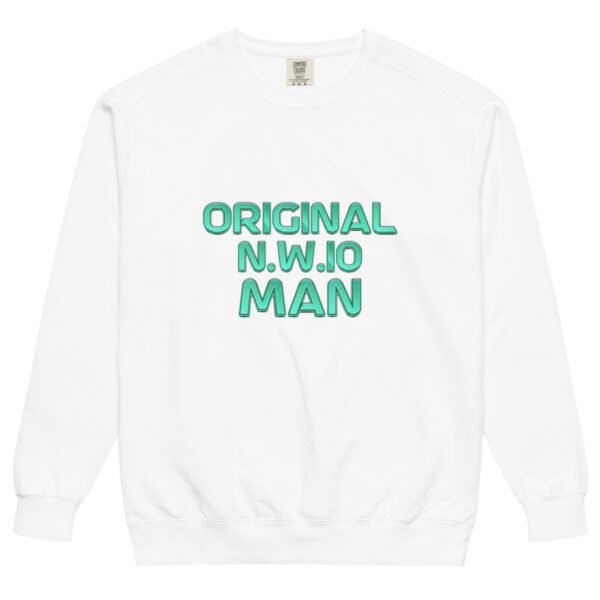 Original N.W.10 Man Navy Sweatshirt – West London Borough Drip - Unisex garment-dyed sweatshirt - Image 12