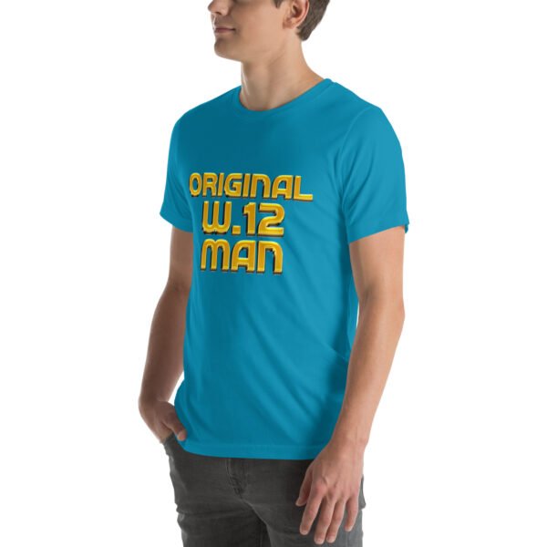 Original W.12 Man T-Shirt – Shepherd’s Bush Streetwear by ROADMAN UK - Unisex t-shirt - Image 22
