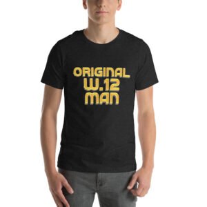 Original W.12 Man T-Shirt – Shepherd’s Bush Streetwear by ROADMAN UK - Unisex t-shirt