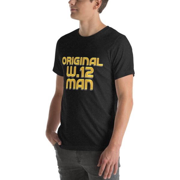Original W.12 Man T-Shirt – Shepherd’s Bush Streetwear by ROADMAN UK - Unisex t-shirt - Image 4