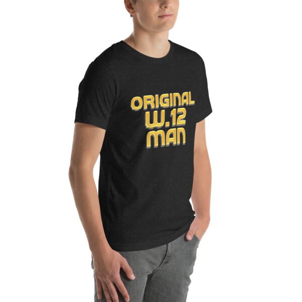 Original W.12 Man T-Shirt – Shepherd’s Bush Streetwear by ROADMAN UK - Unisex t-shirt - Image 6