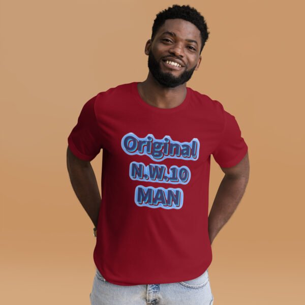 Original N.W.10 Man Statement Tee - Unisex t-shirt - Image 2