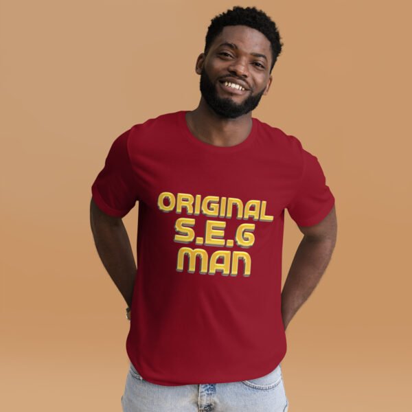 Original S.E.6 Man T-Shirt – South East London Streetwear Vibes - Unisex t-shirt - Image 8