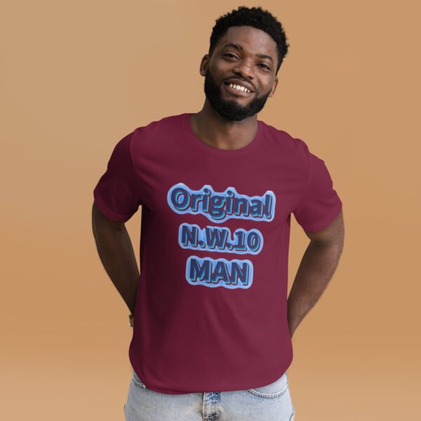 Original N.W.10 Man Statement Tee - Unisex t-shirt - Image 4