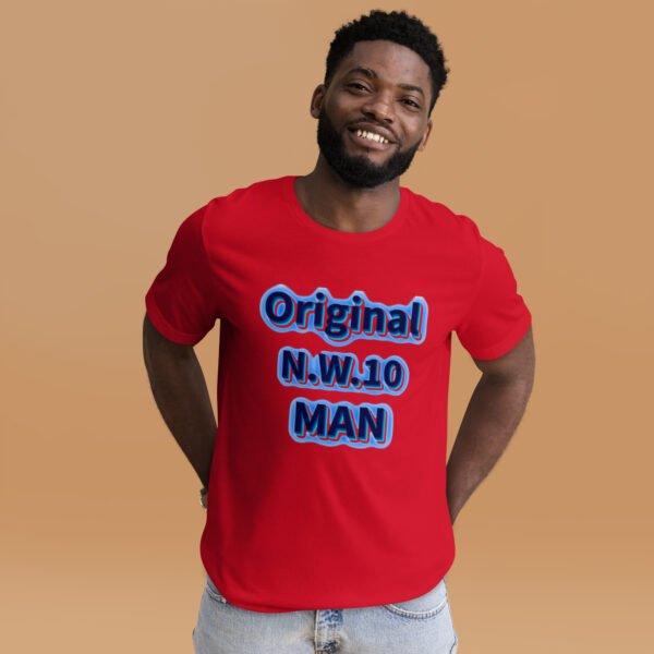 Original N.W.10 Man Statement Tee - Unisex t-shirt - Image 6
