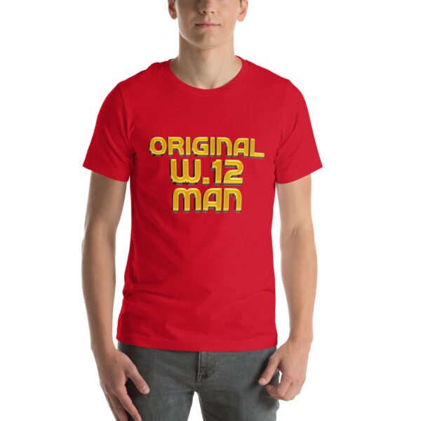 Original W.12 Man T-Shirt – Shepherd’s Bush Streetwear by ROADMAN UK - Unisex t-shirt - Image 7