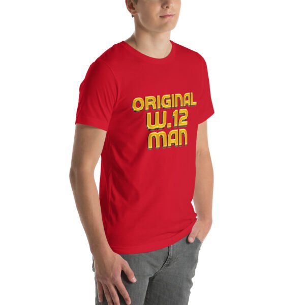Original W.12 Man T-Shirt – Shepherd’s Bush Streetwear by ROADMAN UK - Unisex t-shirt - Image 12
