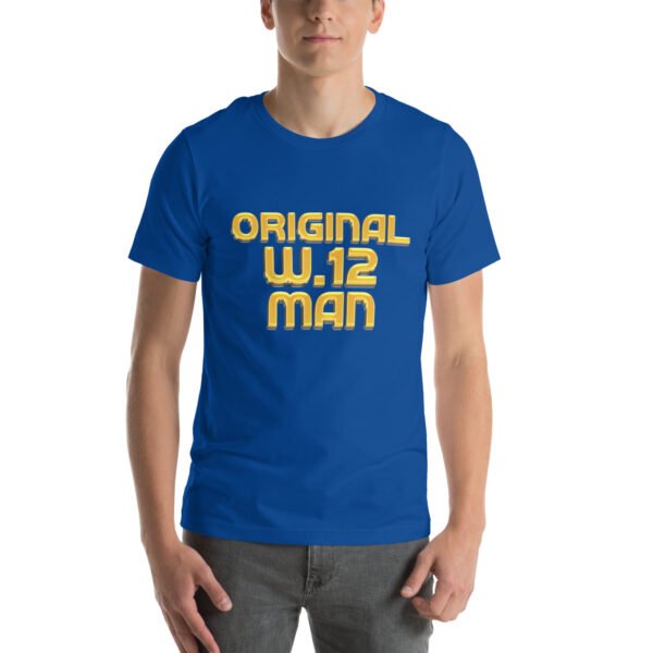 Original W.12 Man T-Shirt – Shepherd’s Bush Streetwear by ROADMAN UK - Unisex t-shirt - Image 13