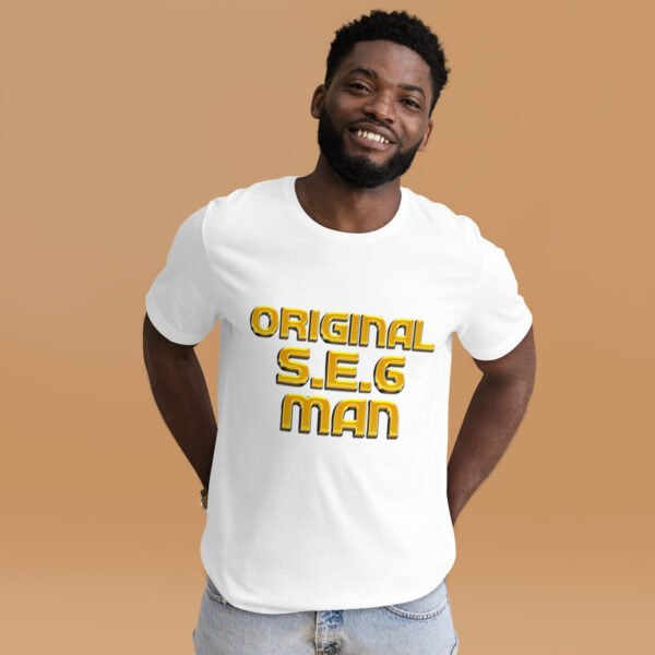Original S.E.6 Man T-Shirt – South East London Streetwear Vibes - Unisex t-shirt - Image 18